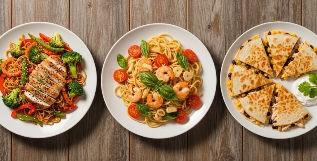 10 Minute Simple Dinner Recipes to Dine and Run