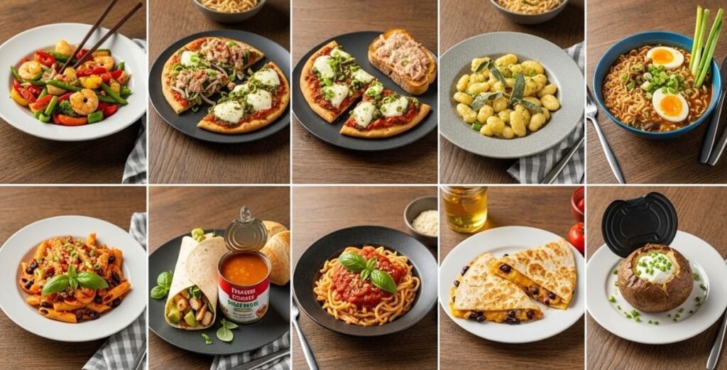 10 Minute Simple Dinner Recipes to Dine and Run